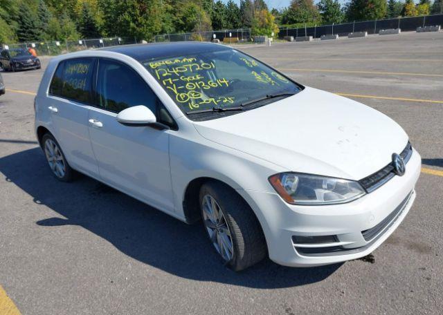 2017 VOLKSWAGEN GOLF 1.8 TSI COMFORTLINE