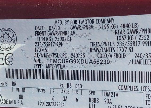 2013 FORD ESCAPE SE