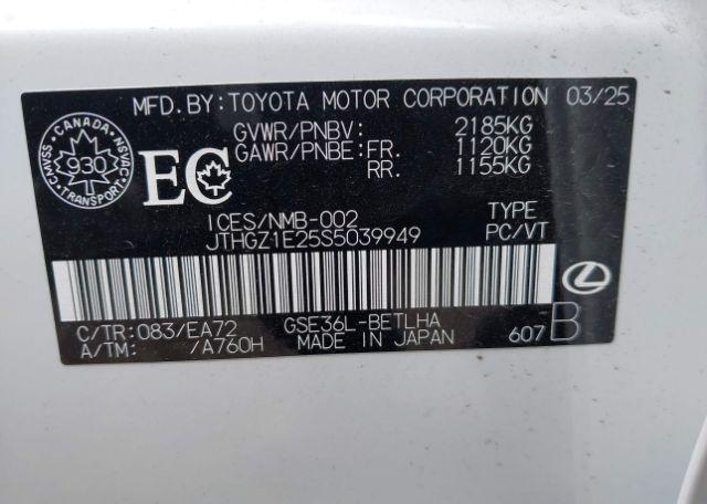 2025 LEXUS IS 350