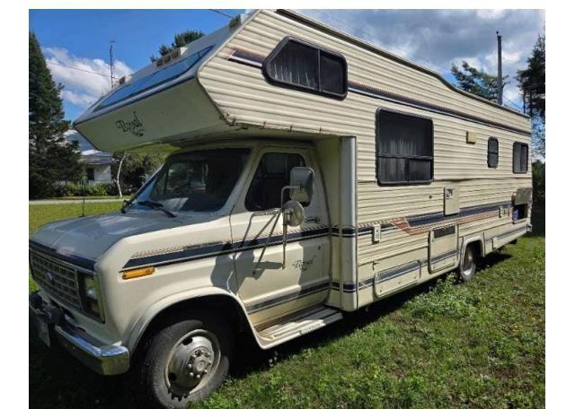 1990 FORD ECONOLINE E350 CUTAWAY VAN