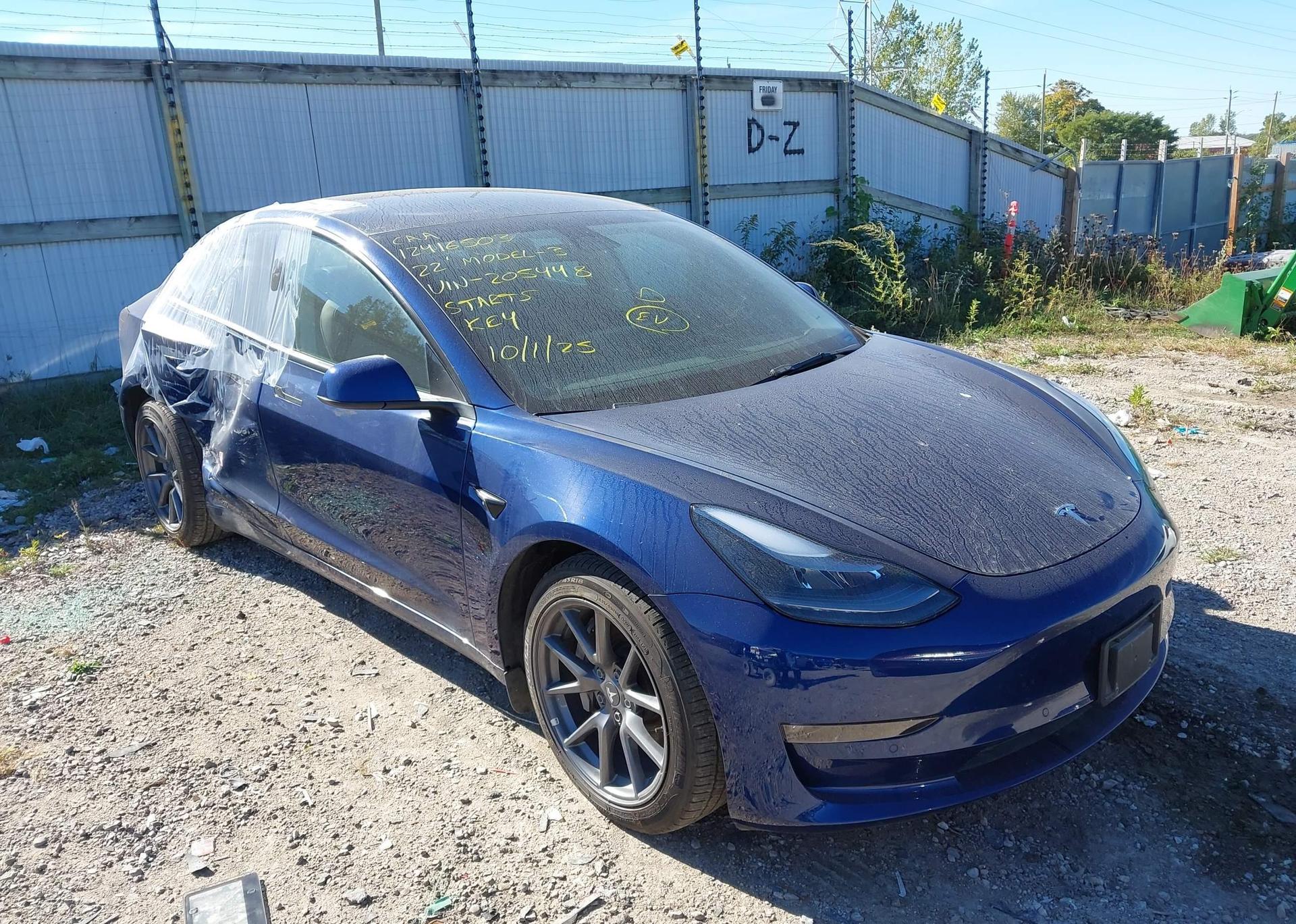 2022 TESLA MODEL 3 LONG RANGE