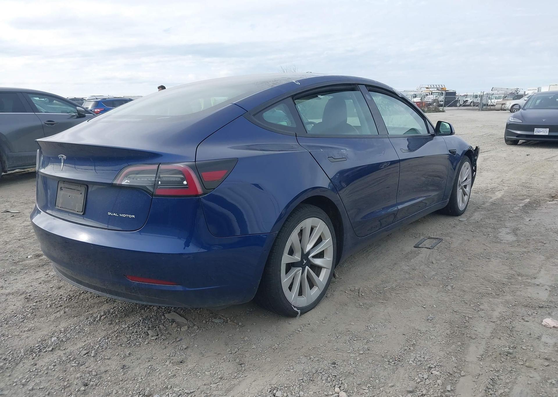 2022 TESLA MODEL 3 LONG RANGE