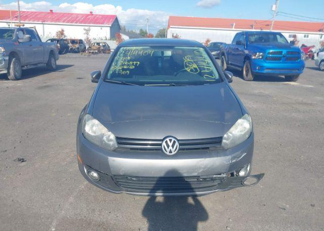 2012 VOLKSWAGEN GOLF 2.5L COMFORTLINE