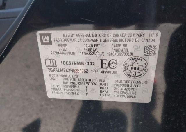 2017 GMC TERRAIN SLE