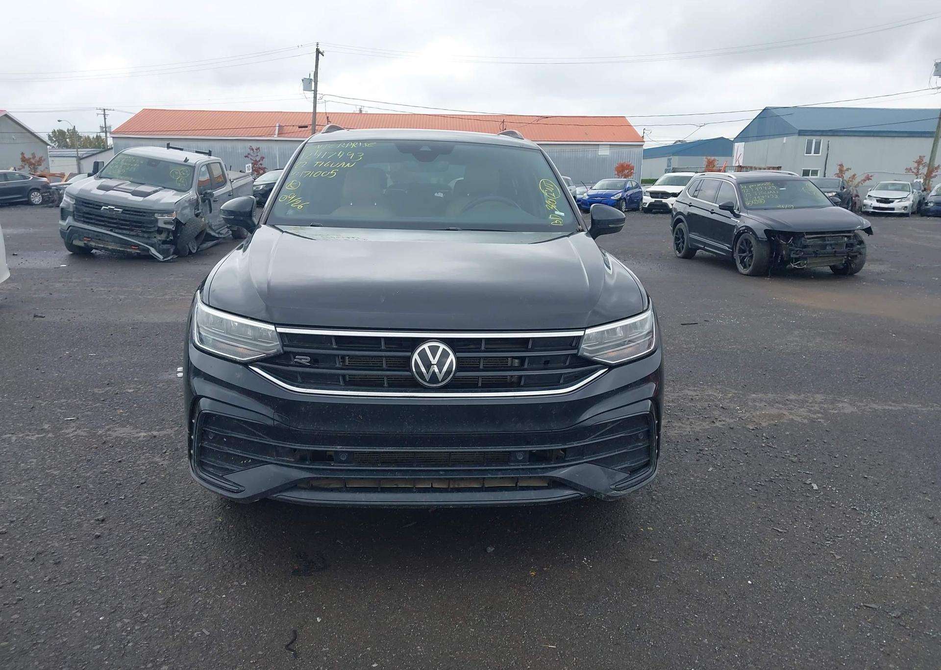 2022 VOLKSWAGEN TIGUAN SE R-LINE BLACK