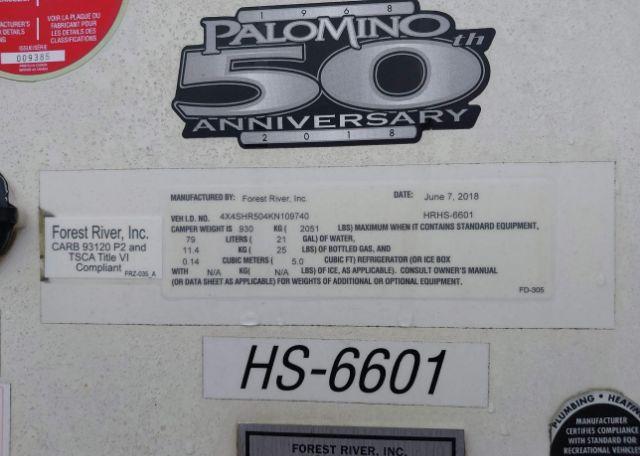 2019 PALOMINO SS1200 Backpacker