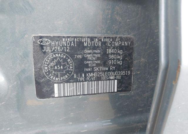 2013 HYUNDAI ELANTRA GT GL