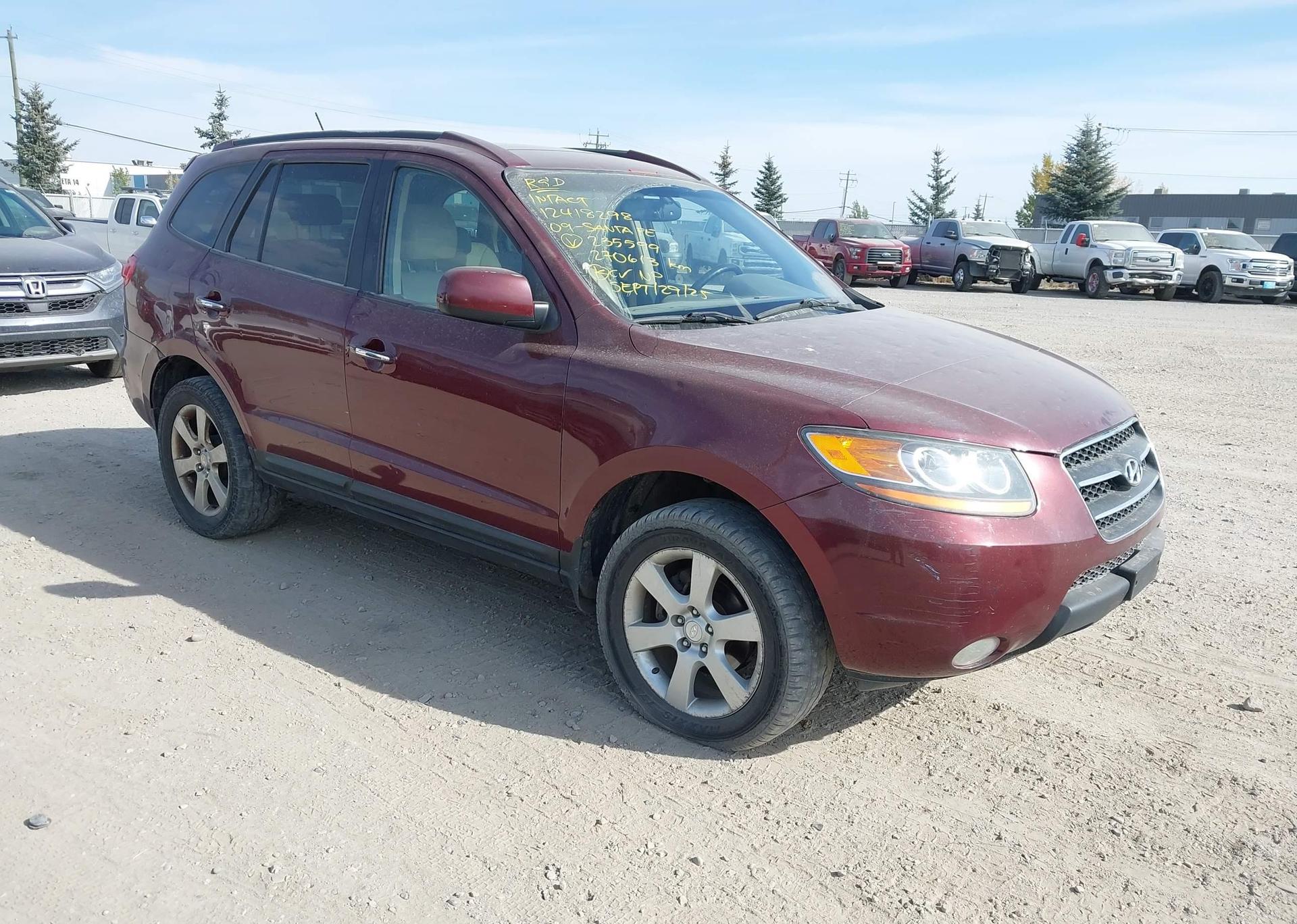 2009 HYUNDAI SANTA FE SE