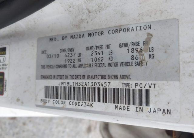 2010 MAZDA MAZDASPEED3
