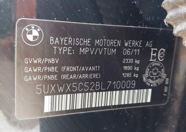 2011 BMW X3 XDRIVE28I