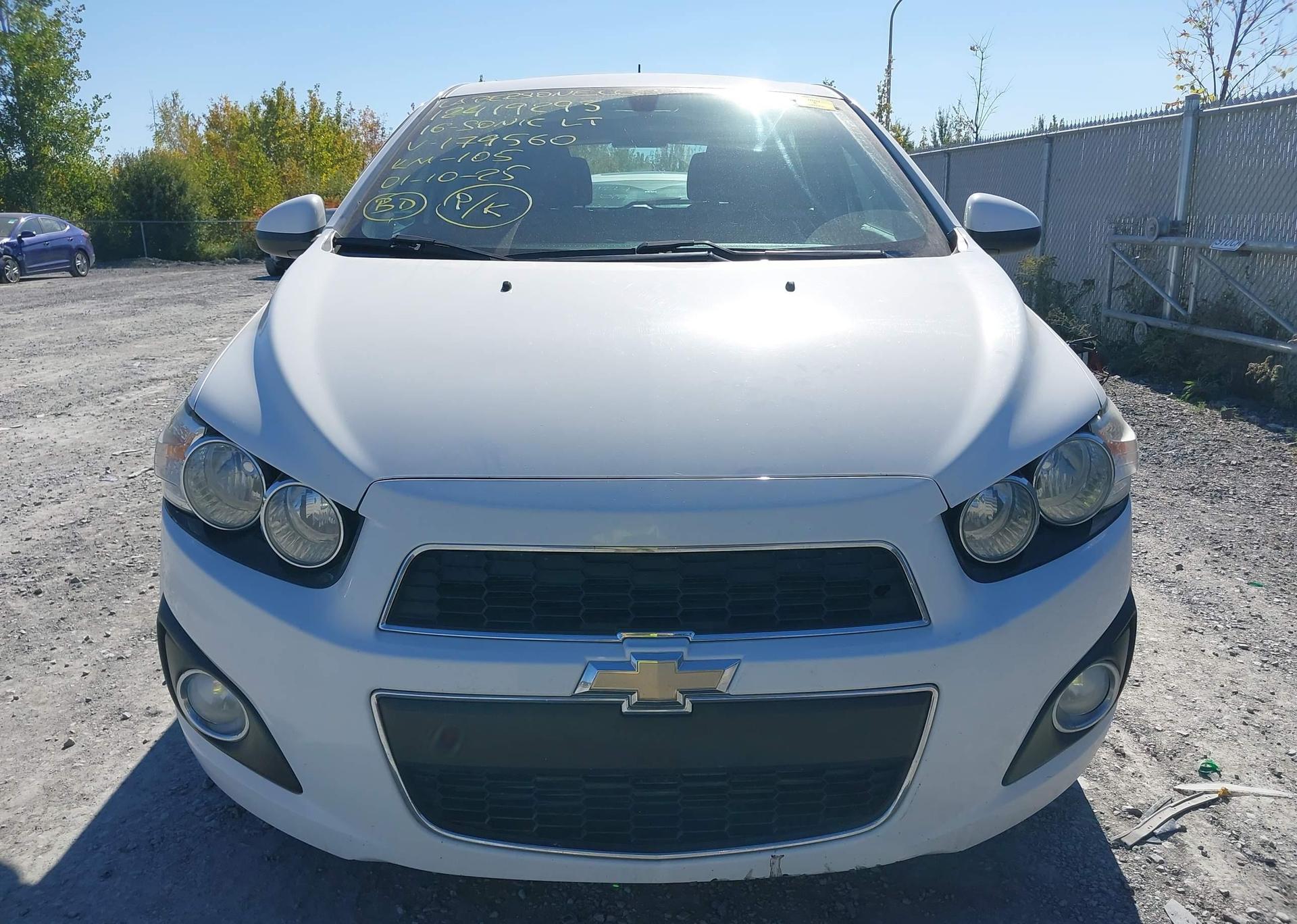 2016 CHEVROLET SONIC LT