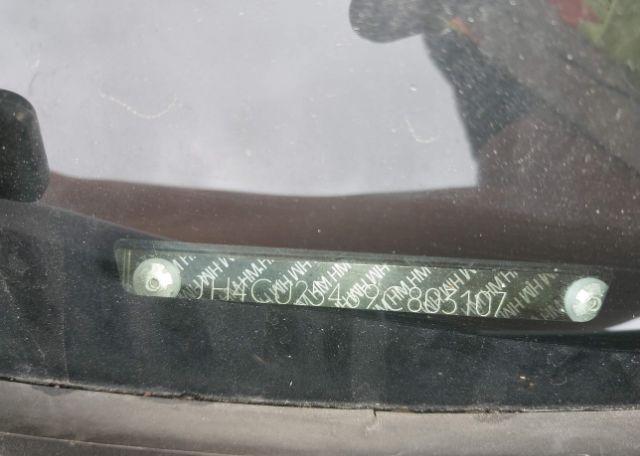 2009 ACURA TSX