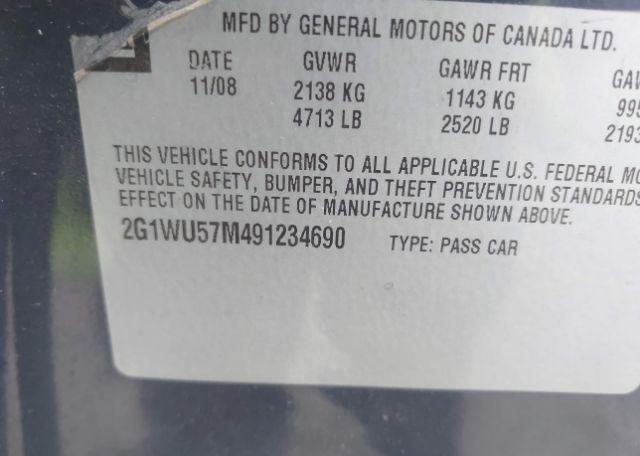 2009 CHEVROLET IMPALA LTZ