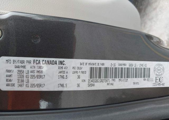 2016 DODGE GRAND CARAVAN SE