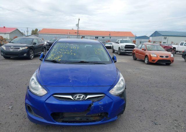 2012 HYUNDAI ACCENT GL