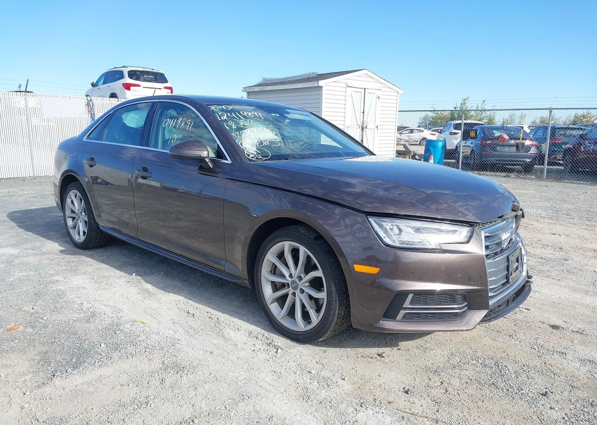 2018 AUDI A4 2.0T PROGRESSIV