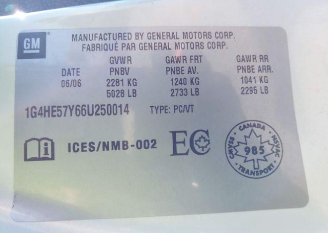 2006 BUICK LUCERNE CXS