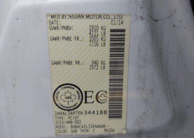 2014 NISSAN ALTIMA 2.5