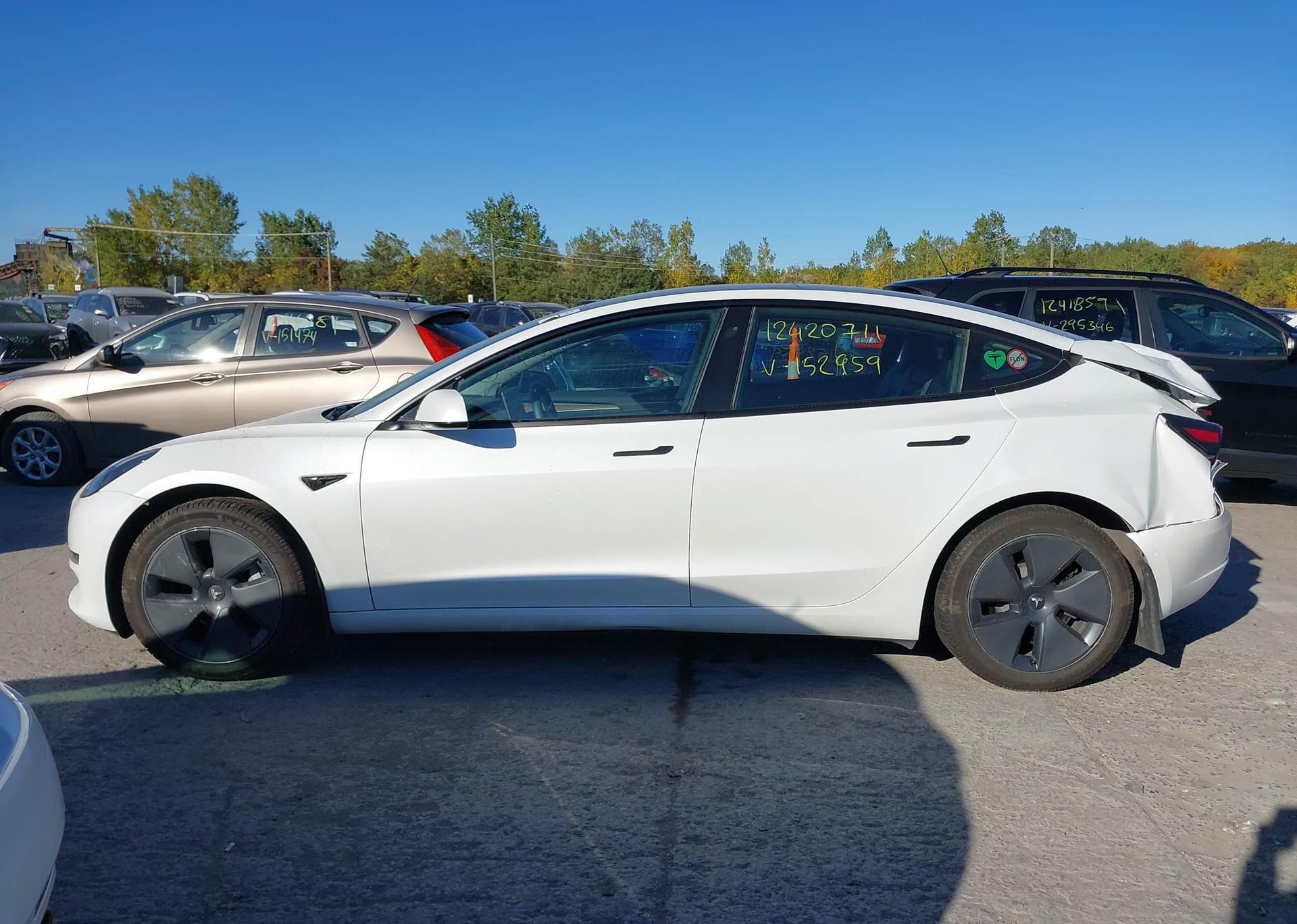 2022 TESLA MODEL 3 RWD