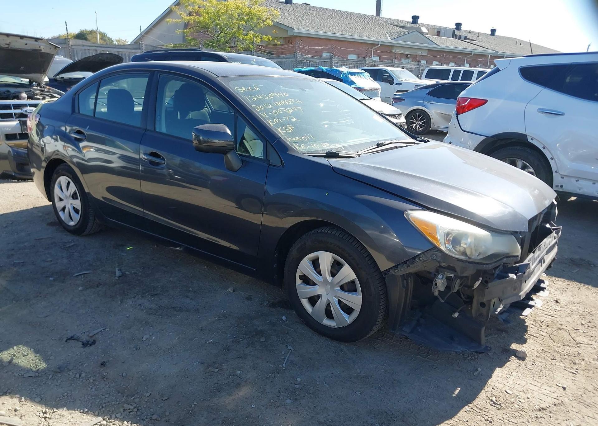 2012 SUBARU impreza 2.0I
