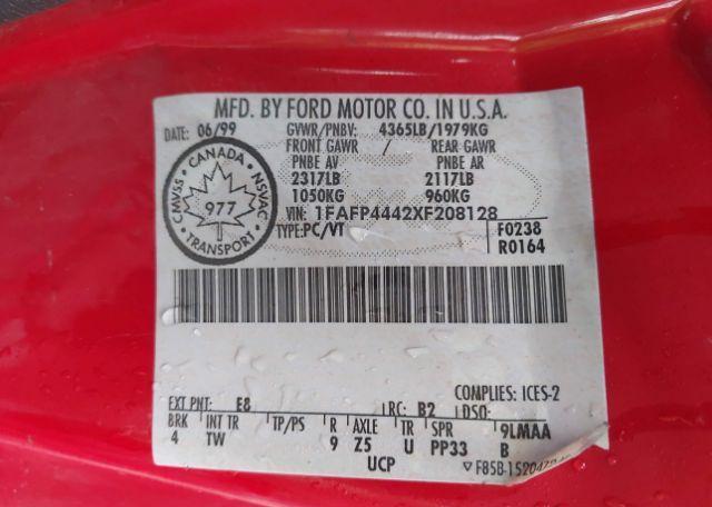 1999 FORD MUSTANG