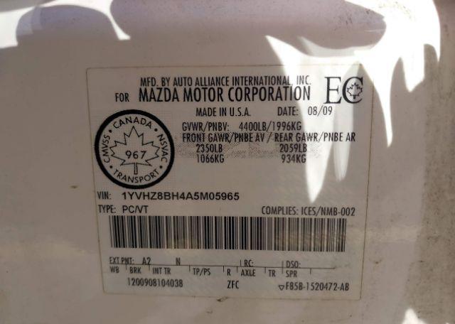 2010 MAZDA MAZDA6 GS-I4