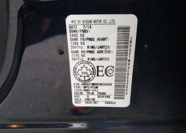 2014 NISSAN MURANO PLATINUM
