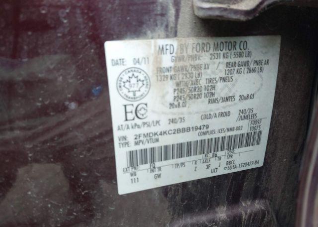 2011 FORD EDGE LIMITED
