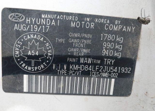 2018 HYUNDAI ELANTRA GLS