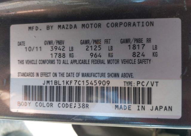 2012 MAZDA MAZDA3 GX