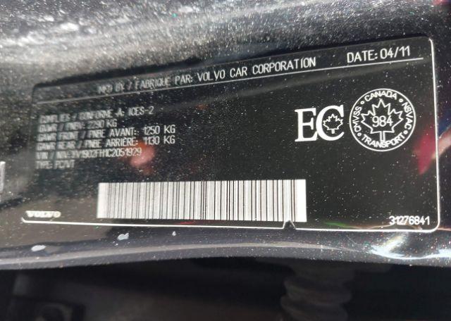 2012 VOLVO S60 T6