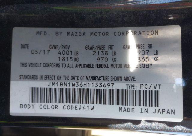 2017 MAZDA MAZDA3 GT