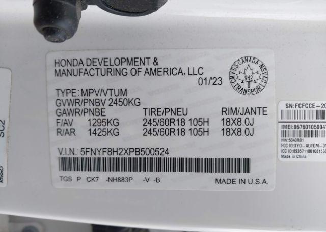 2023 HONDA PASSPORT SPORT