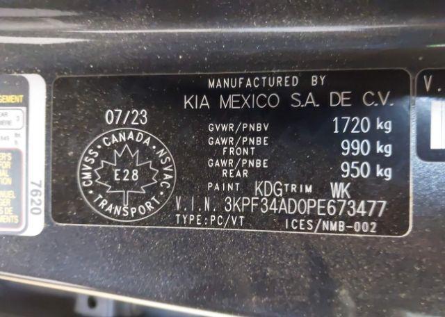 2023 KIA FORTE