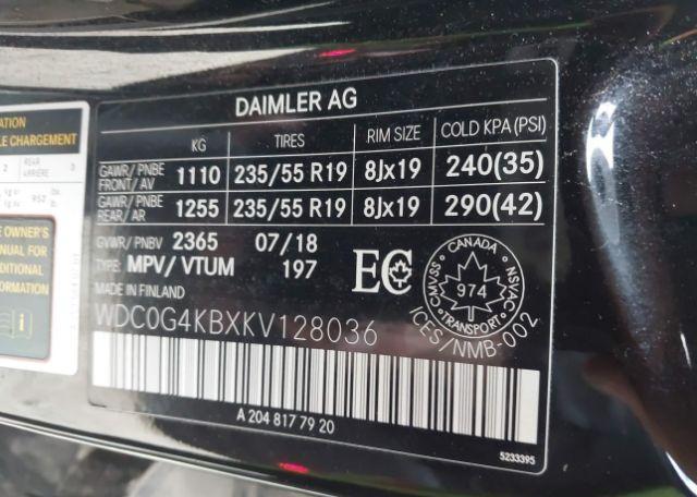 2019 MERCEDES-BENZ GLC 300 4MATIC