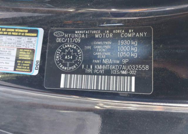 2010 HYUNDAI GENESIS 2.0T PREMIUM