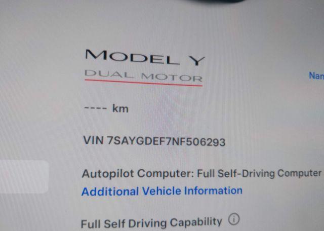 2022 TESLA MODEL Y PERFORMANCE