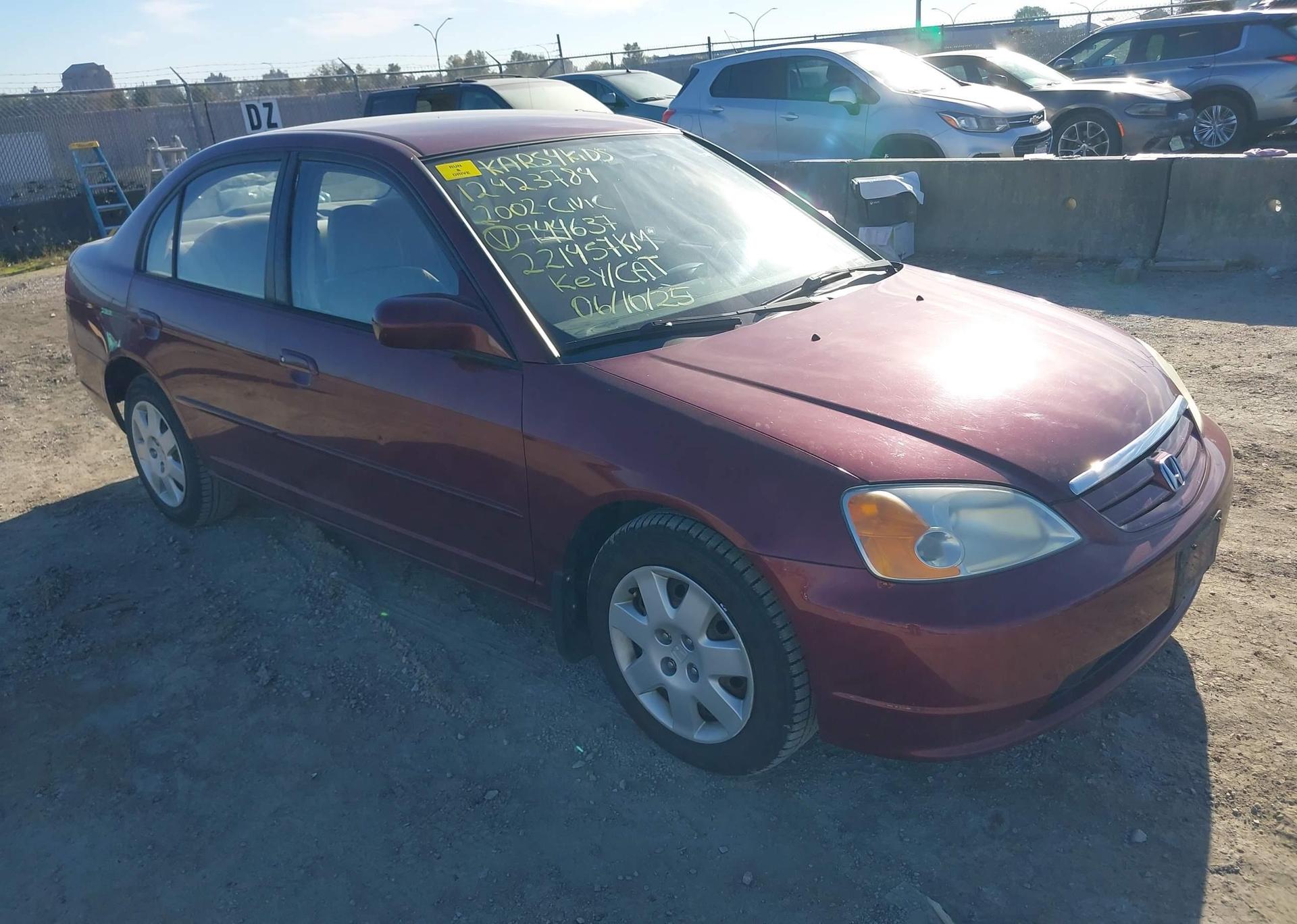 2002 HONDA CIVIC LX