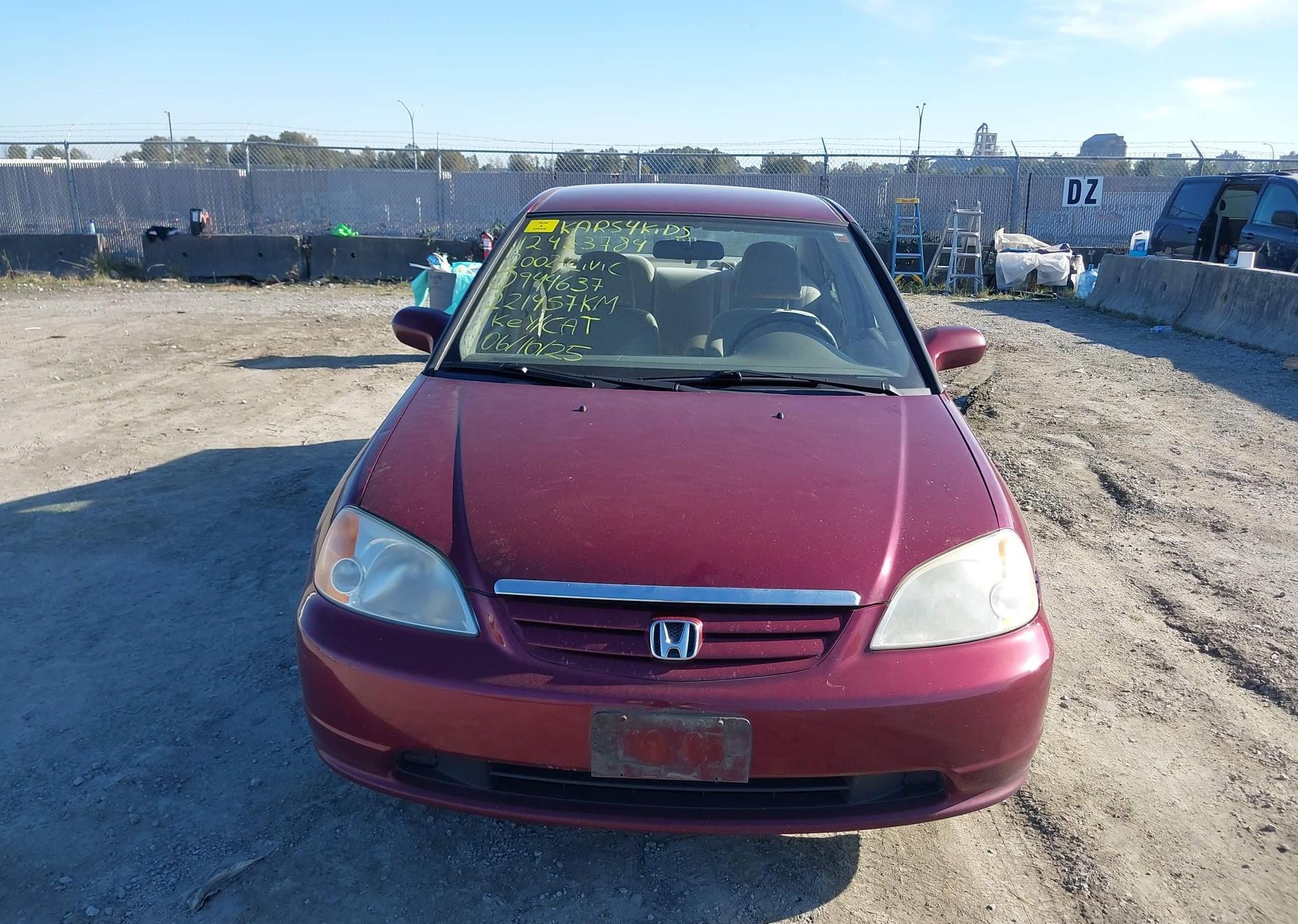 2002 HONDA CIVIC LX