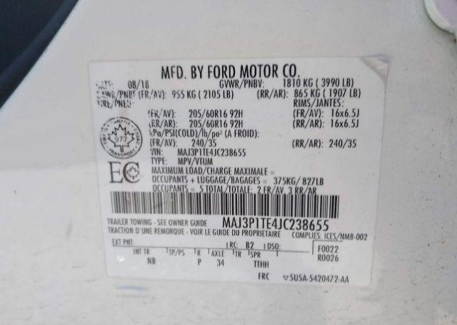 2018 FORD ECOSPORT SE