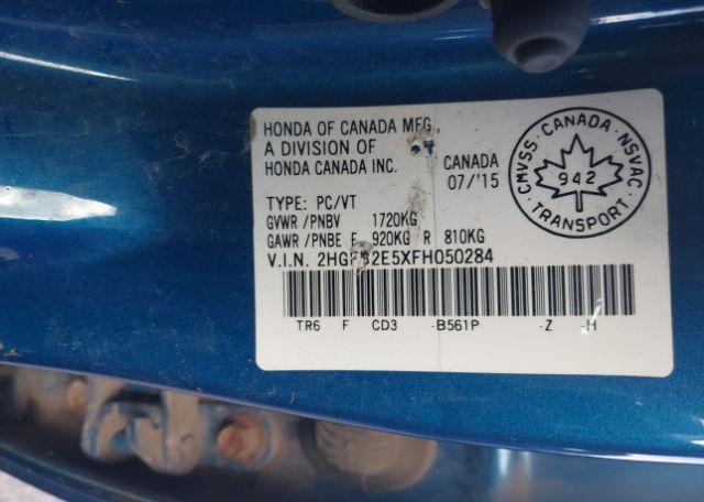 2015 HONDA CIVIC EX
