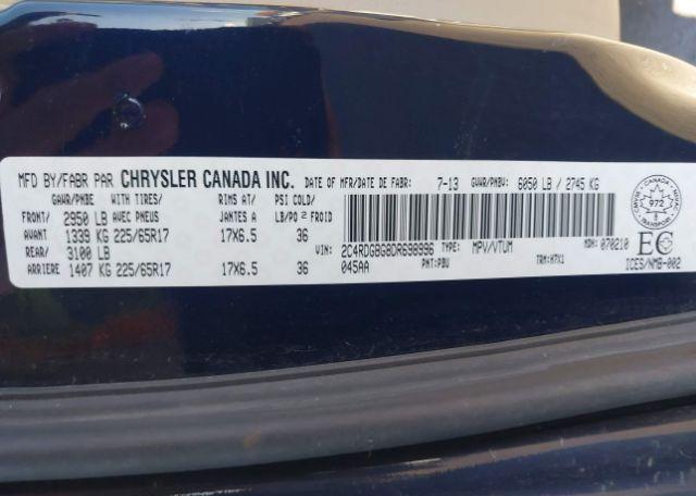2013 DODGE GRAND CARAVAN SE