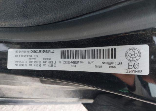 2015 CHRYSLER 200 S