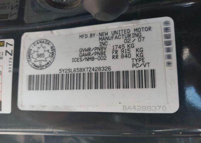 2007 PONTIAC VIBE