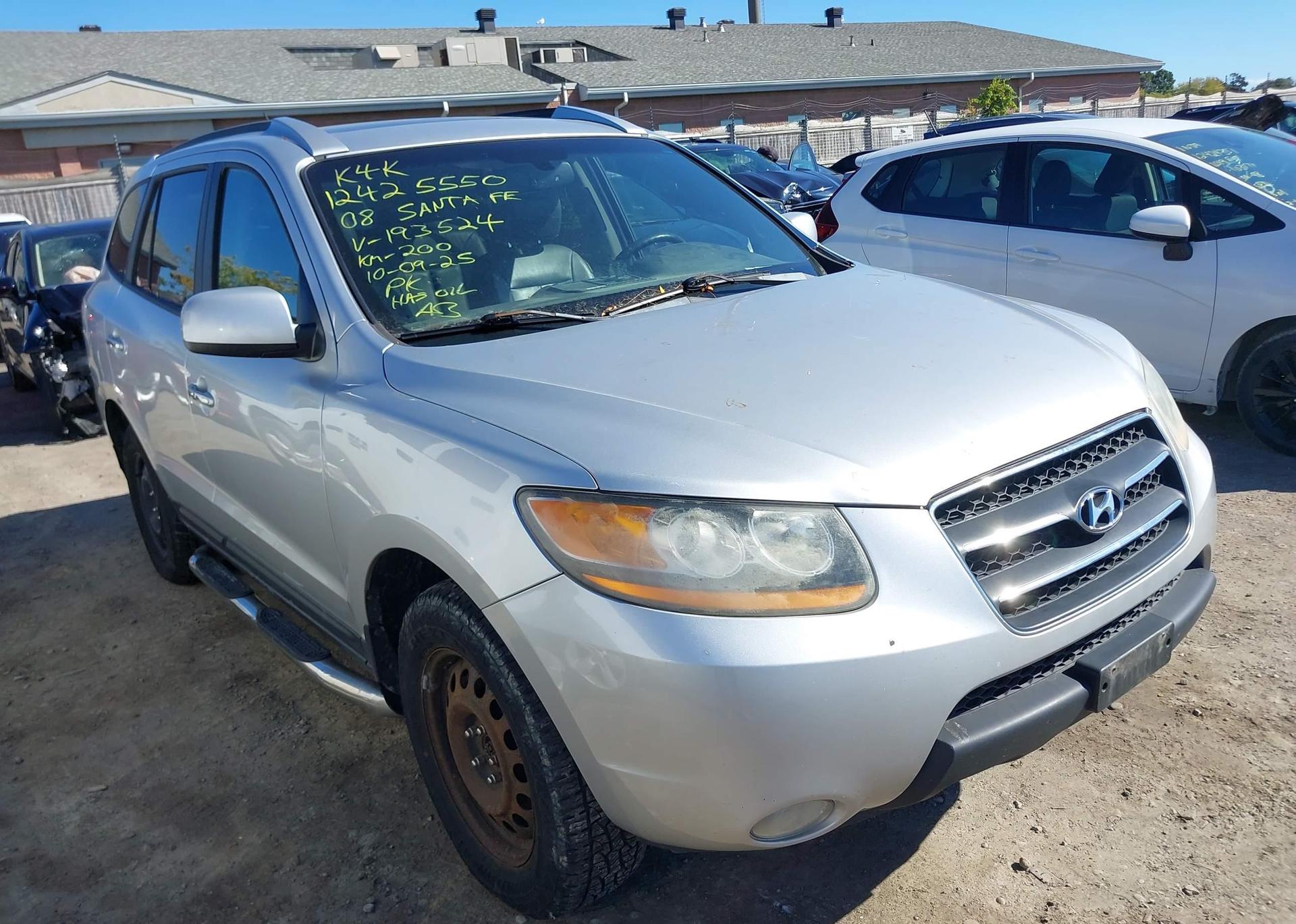 2008 HYUNDAI SANTA FE SE