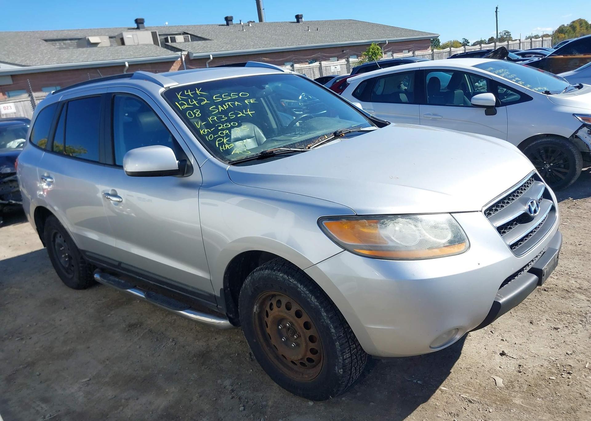 2008 HYUNDAI SANTA FE SE