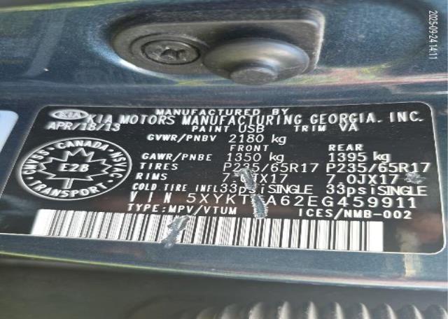 2014 KIA SORENTO LX