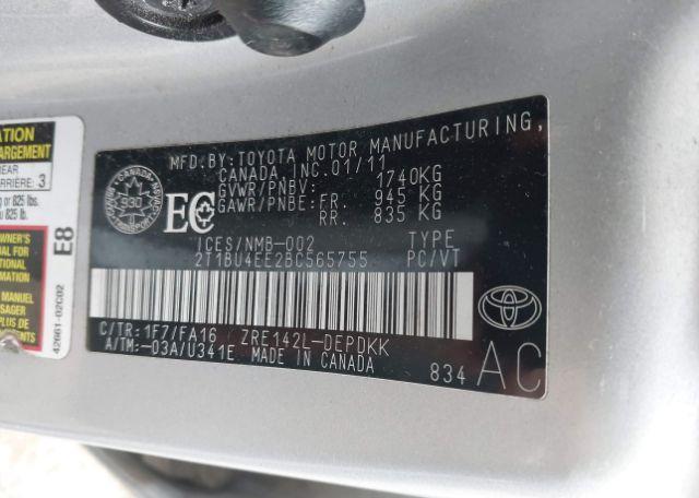 2011 TOYOTA COROLLA CE