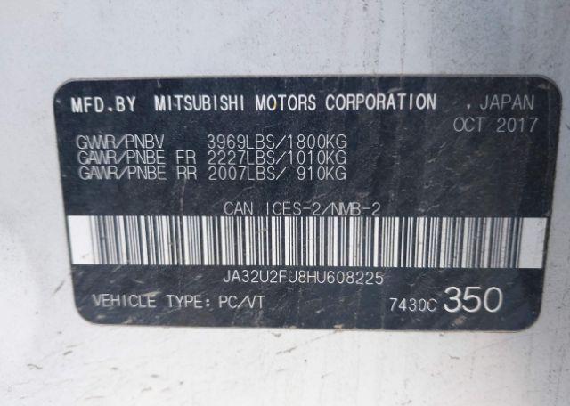 2017 MITSUBISHI LANCER ES