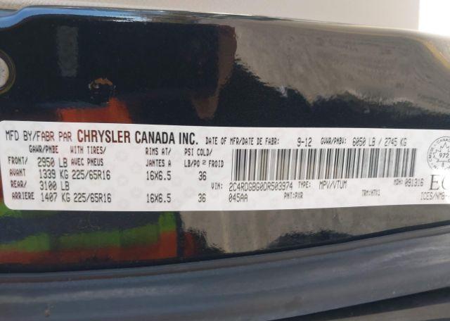 2013 DODGE GRAND CARAVAN SE